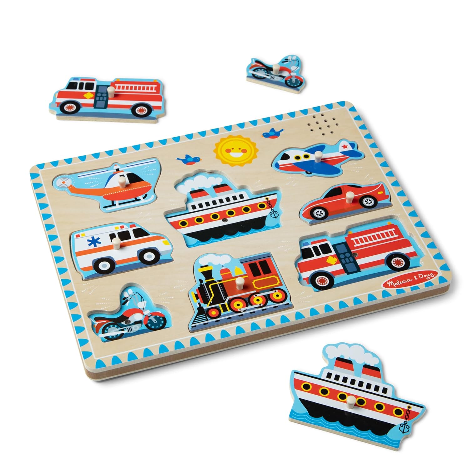 Melissa & Doug - Sound Puzzle Vehicles (806134)
