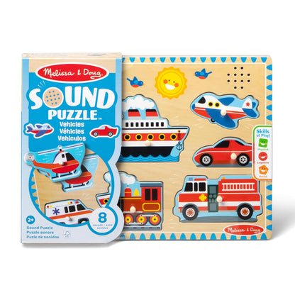 Melissa & Doug - Sound Puzzle Vehicles (806134)