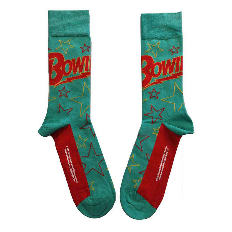 David Bowie Stars Outline Womens Ankle Socks One Size
