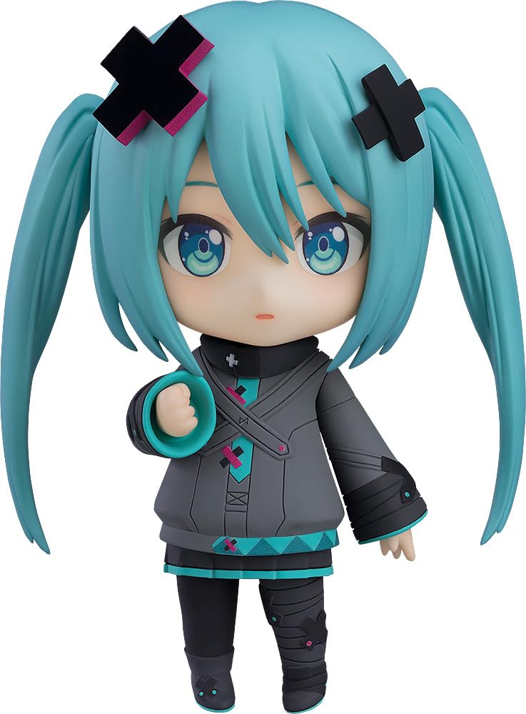 Good Smile Company "Good Smile Company" Nendoroid Movie Project Sekai Broken Sekai and No Singing Miku Hatsune Miku Fenêtre fermée Sekai Ver. Figurine d'action pré-peinte en plastique non échelle