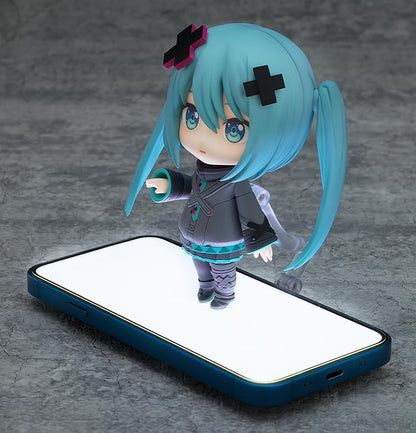 Good Smile Company "Good Smile Company" Nendoroid Movie Project Sekai Broken Sekai and No Singing Miku Hatsune Miku Fenêtre fermée Sekai Ver. Figurine d'action pré-peinte en plastique non échelle