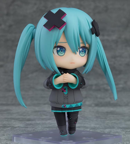 Good Smile Company "Good Smile Company" Nendoroid Movie Project Sekai Broken Sekai and No Singing Miku Hatsune Miku Fenêtre fermée Sekai Ver. Figurine d'action pré-peinte en plastique non échelle