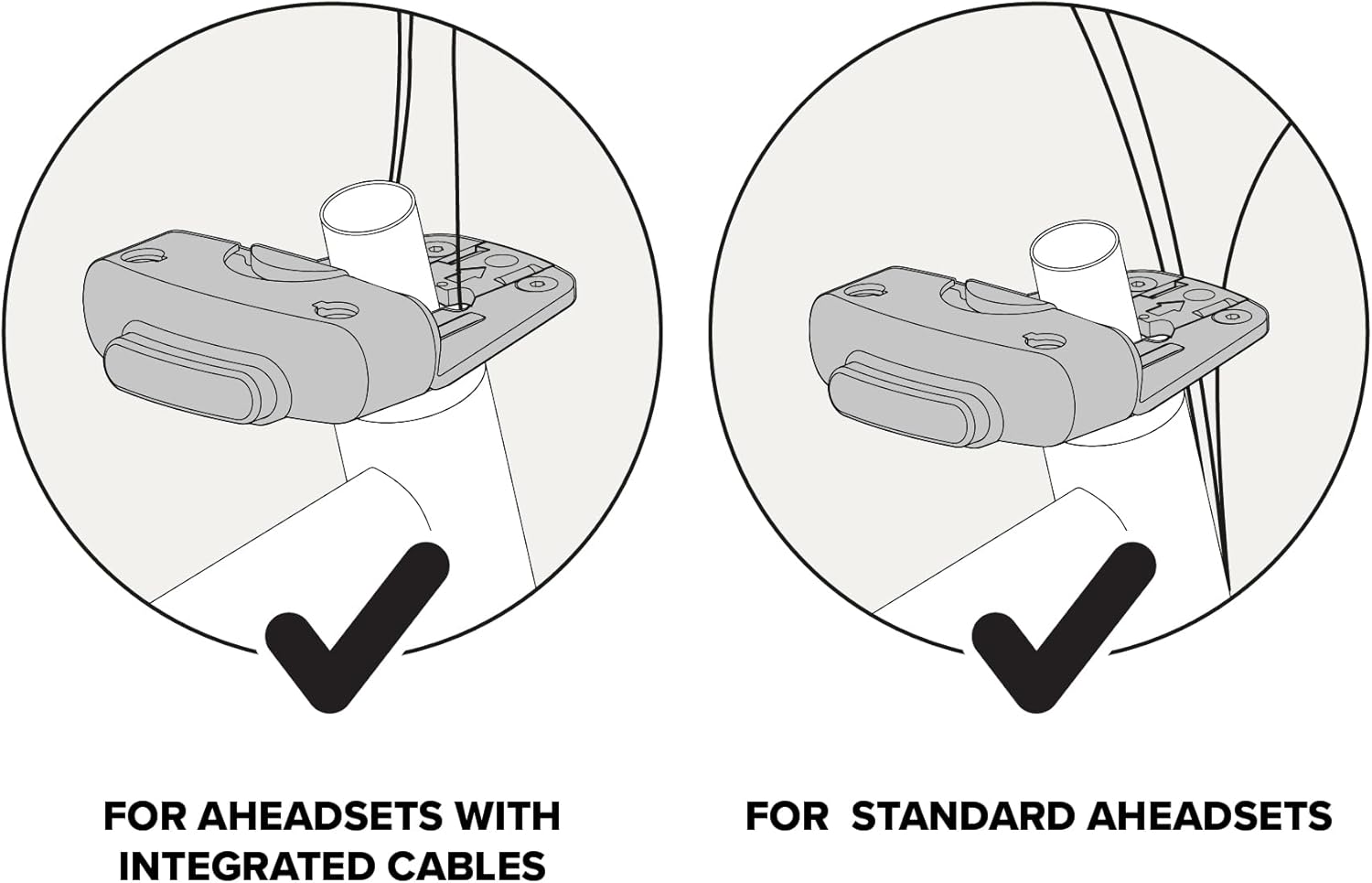 Polisport 8632900031 Adattatore A-Head Per Attacchi Con Cavi Standard E Integrati, Per Tutti I Seggiolini Anteriori Polisport, Richiede 5 Mm Di Montaggio, Nero