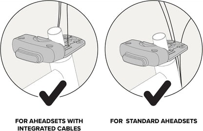 Polisport 8632900031 Adattatore A-Head Per Attacchi Con Cavi Standard E Integrati, Per Tutti I Seggiolini Anteriori Polisport, Richiede 5 Mm Di Montaggio, Nero