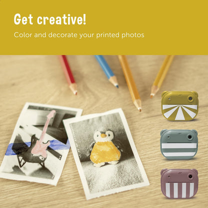 Zazu - Kids Instant Camera Printer Pink