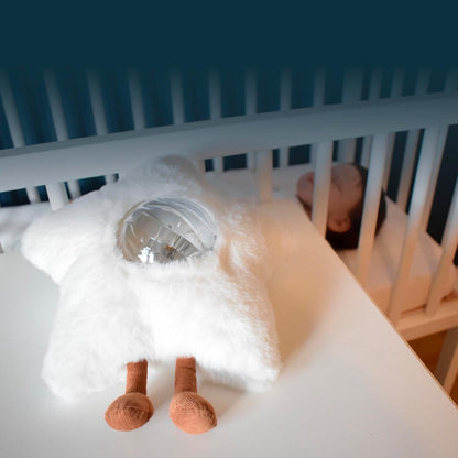 ZAZU GAIA Galaxy Projektor für Baby & Kinder – Nachtlicht mit Polarlicht-Effekt, Soundmaschine (10 Melodien), Weinsensor, Timer & Akku – Einschlafhilfe ab Geburt
