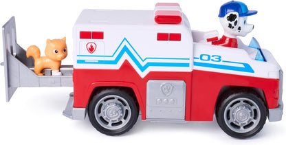 Paw Patrol: Search & Rescue, Marshall Rescue Responder Vehicle with 2 Figures, Toy Truck with Pull-Back Action, Kids Toys for Boys and Girls Ages 3+
