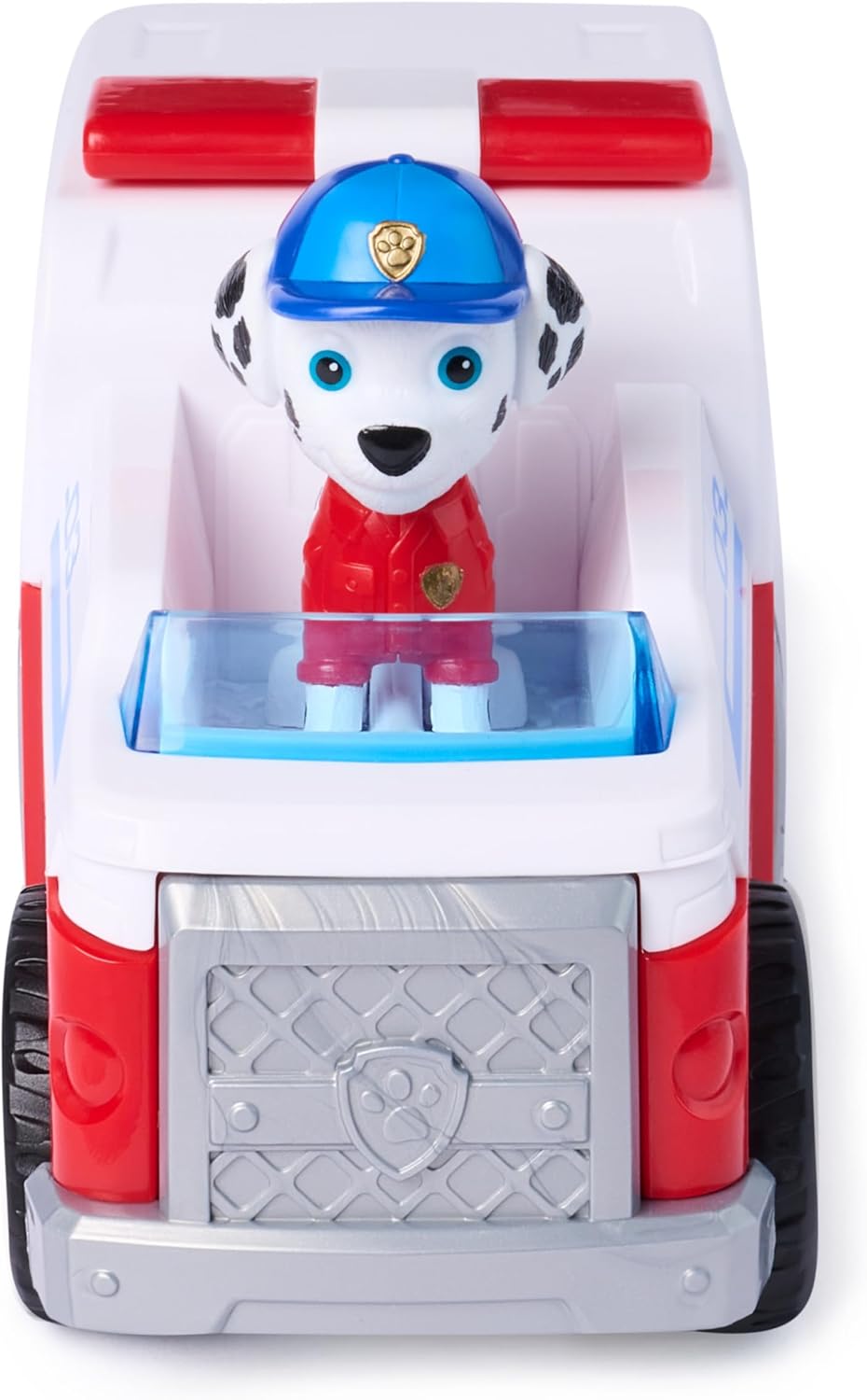 Paw Patrol: Search & Rescue, Marshall Rescue Responder Vehicle with 2 Figures, Toy Truck with Pull-Back Action, Kids Toys for Boys and Girls Ages 3+