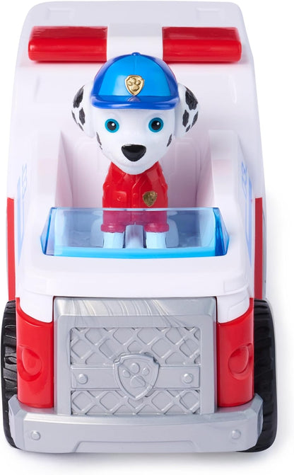 Paw Patrol: Search & Rescue, Marshall Rescue Responder Vehicle with 2 Figures, Toy Truck with Pull-Back Action, Kids Toys for Boys and Girls Ages 3+