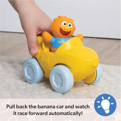 Ms. Rachel, Herbie’s 1-2-3 Roll! Vehicle with Click-in Figure & Pull Back Action, Educational Toys & Toddler Toys for Girls & Boys Ages 1-3Y+