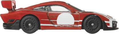 Hot Wheels Premium Car Culture 2-Pack of 1:64 Scale Vehicles, Unique Pairings, Real Riders Tires, Metal/Metal Chassis, Toy for Collectors, JHW51