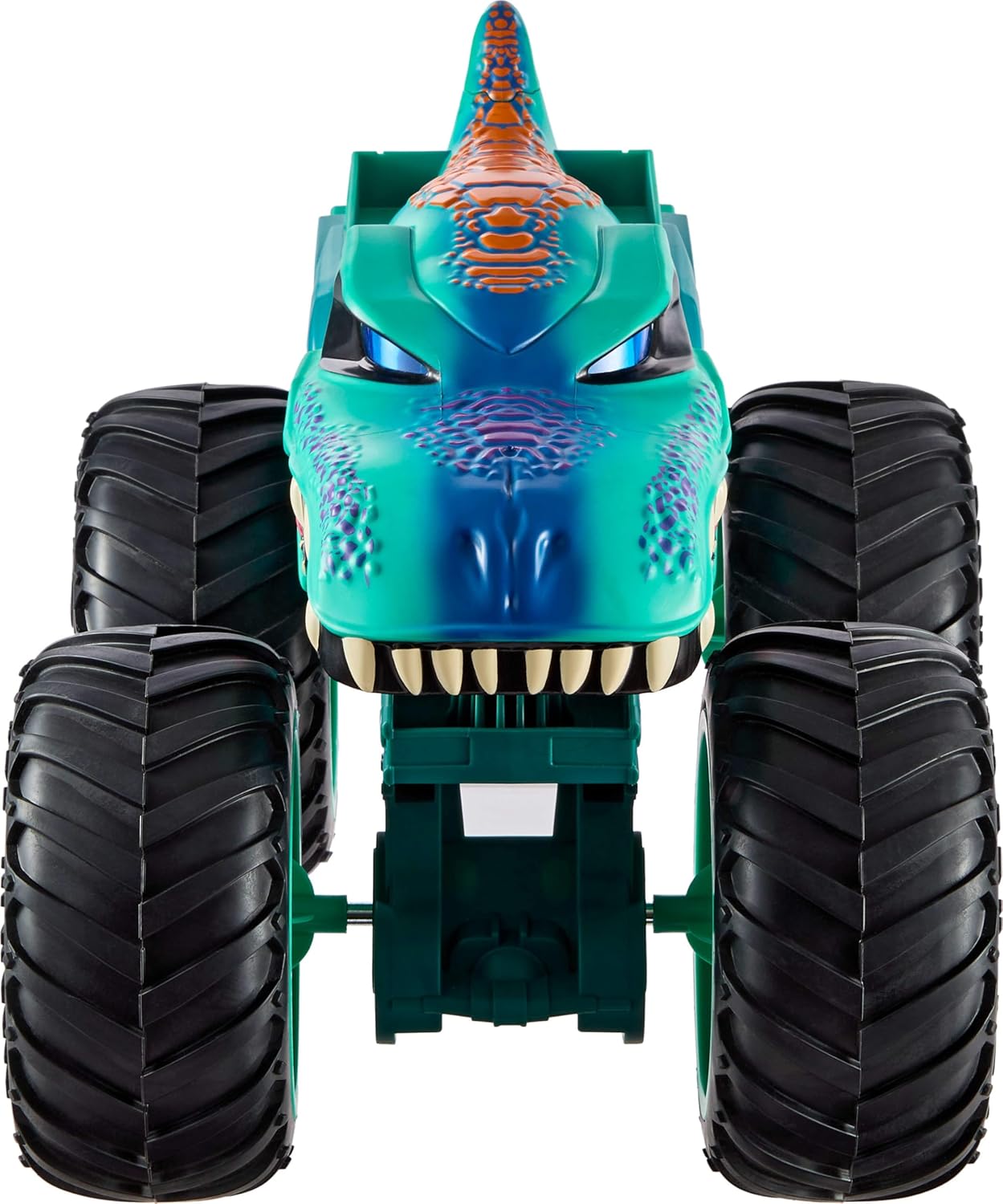 Hot Wheels Monster Trucks Toy Truck, Colossal Mega-Wrex Fan-Favorite Character with Big Wheels & Bright Detail, Monster Trucks Live, JJN47