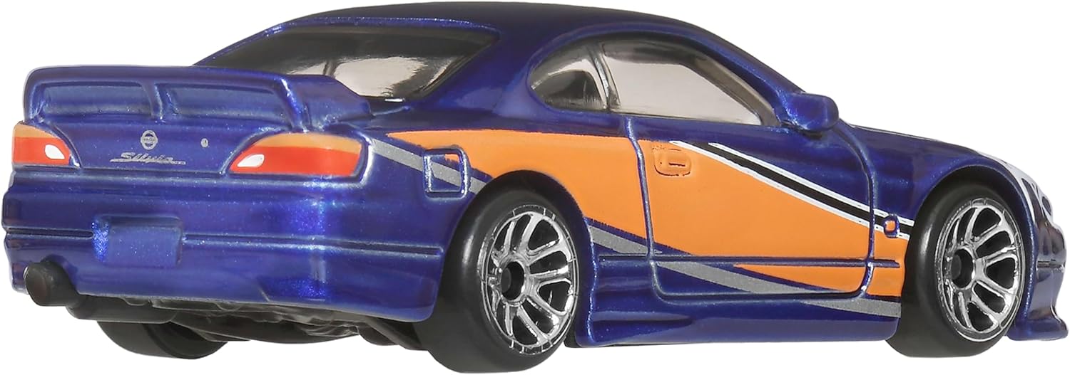 Hot Wheels Fast and FURIOUS Tokyo Drift Auto Nissan Silvia S15 - Die Cast Model 1:64 Scale - Length 7 cm - JKX06