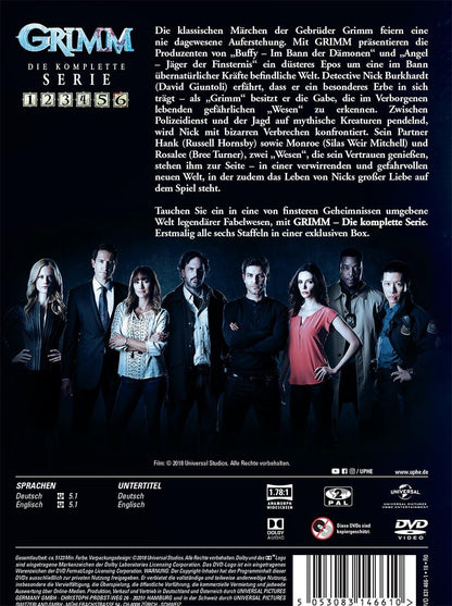 Grimm: Die Komplette Serie (Dvd