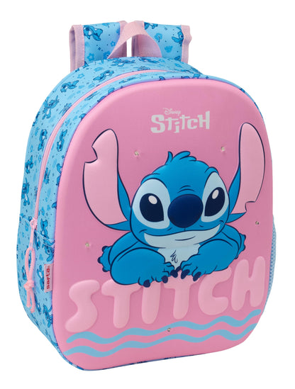STITCH – School Backpack, with 3D Design, Ideal for Children of Different Ages, Comfortable and Versatile, Quality and Resistance, 27 x 10 x 33 cm