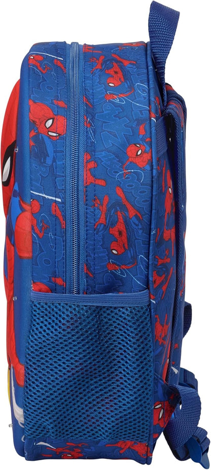 SPIDERMAN – School Backpack, with 3D Design, Ideal for Children of Different Ages, Comfortable and Versatile, Quality and Resistance, 27 x 10 x 33 cm