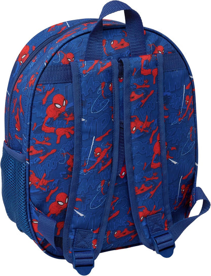 SPIDERMAN – School Backpack, with 3D Design, Ideal for Children of Different Ages, Comfortable and Versatile, Quality and Resistance, 27 x 10 x 33 cm
