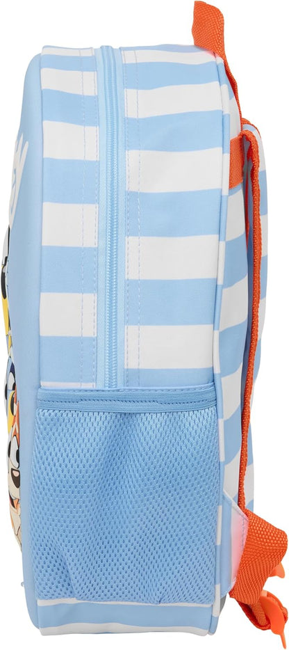 BLUEY School Backpack, 3D Design, Ideal for Children of Different Ages, Comfortable and Versatile, Quality and Resistance, 27 x 10 x 33 cm