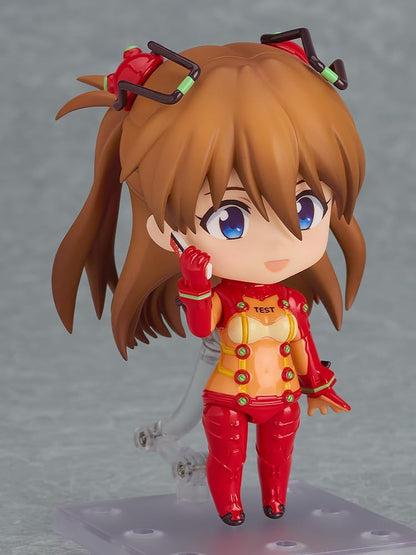 GOOD SMILE COMPANY Nendoroid Evangelion New Movie Version Shikinami Asuka Langley Test Suit Ver. Non-scale, Plastic, Painted Action Figure