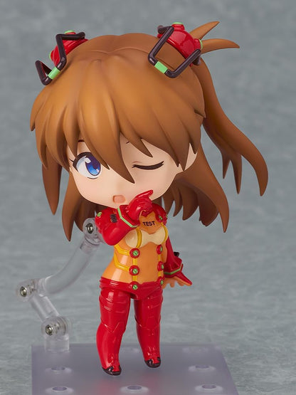 GOOD SMILE COMPANY Nendoroid Evangelion New Movie Version Shikinami Asuka Langley Test Suit Ver. Non-scale, Plastic, Painted Action Figure