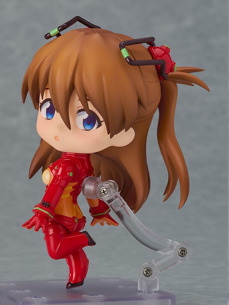 GOOD SMILE COMPANY Nendoroid Evangelion New Movie Version Shikinami Asuka Langley Test Suit Ver. Non-scale, Plastic, Painted Action Figure