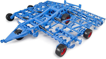 Bruder Lemken Cultivator – 1:16 Scale Farm Implement, Folding Tines & Adjustable Depth, Robust Tow Hitch; Compatible with Bruder Tractors & bWorld Accessories; Ages 3+