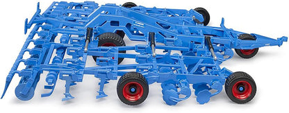 Bruder Lemken Cultivator – 1:16 Scale Farm Implement, Folding Tines & Adjustable Depth, Robust Tow Hitch; Compatible with Bruder Tractors & bWorld Accessories; Ages 3+