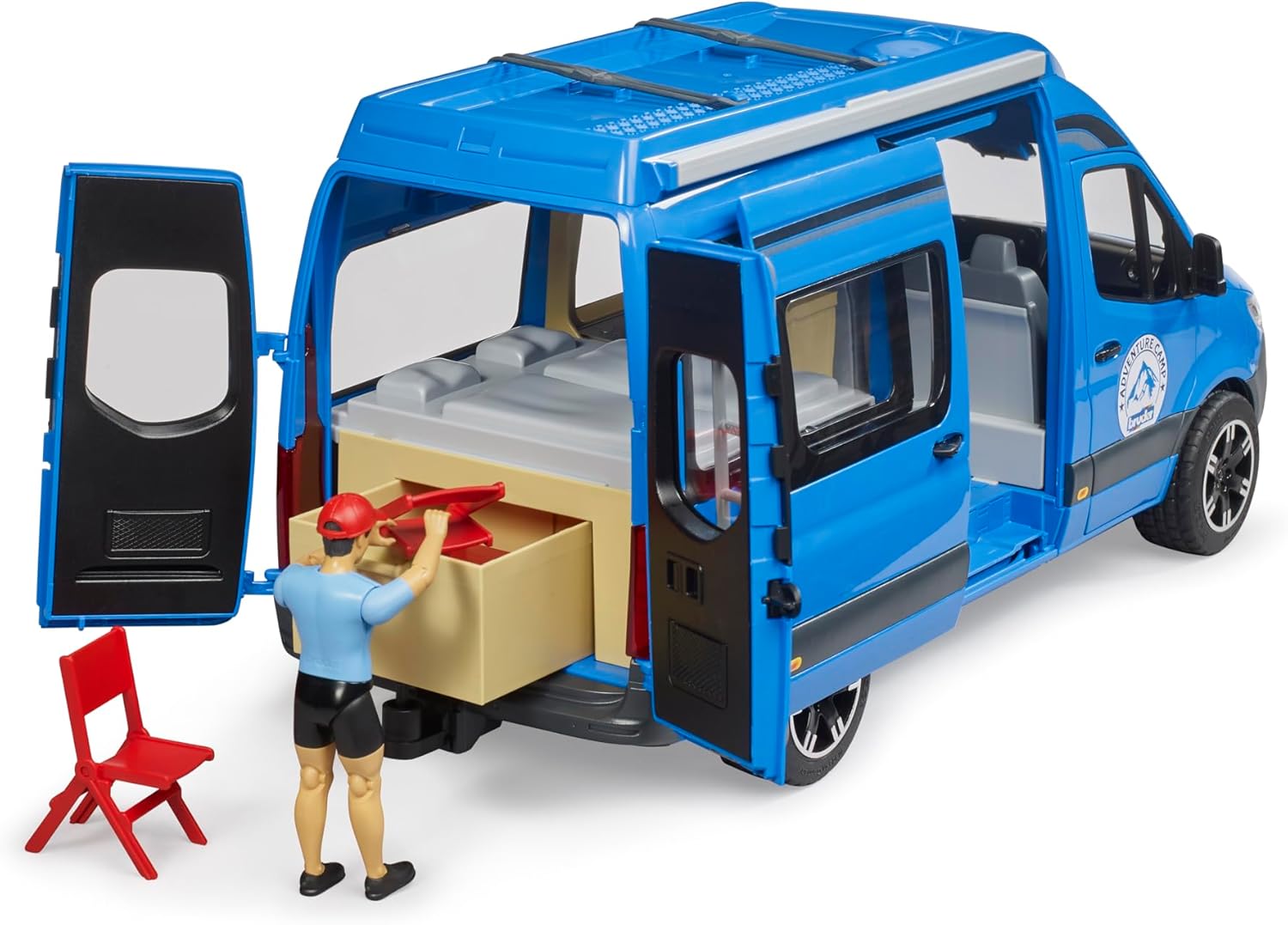Bruder 02684 MB Sprinter Camper with Driver and Accessories