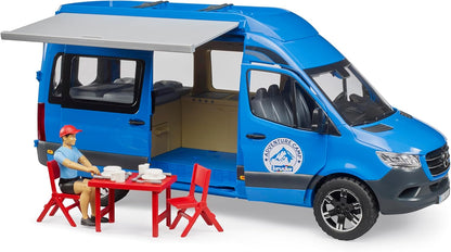 Bruder 02684 MB Sprinter Camper with Driver and Accessories