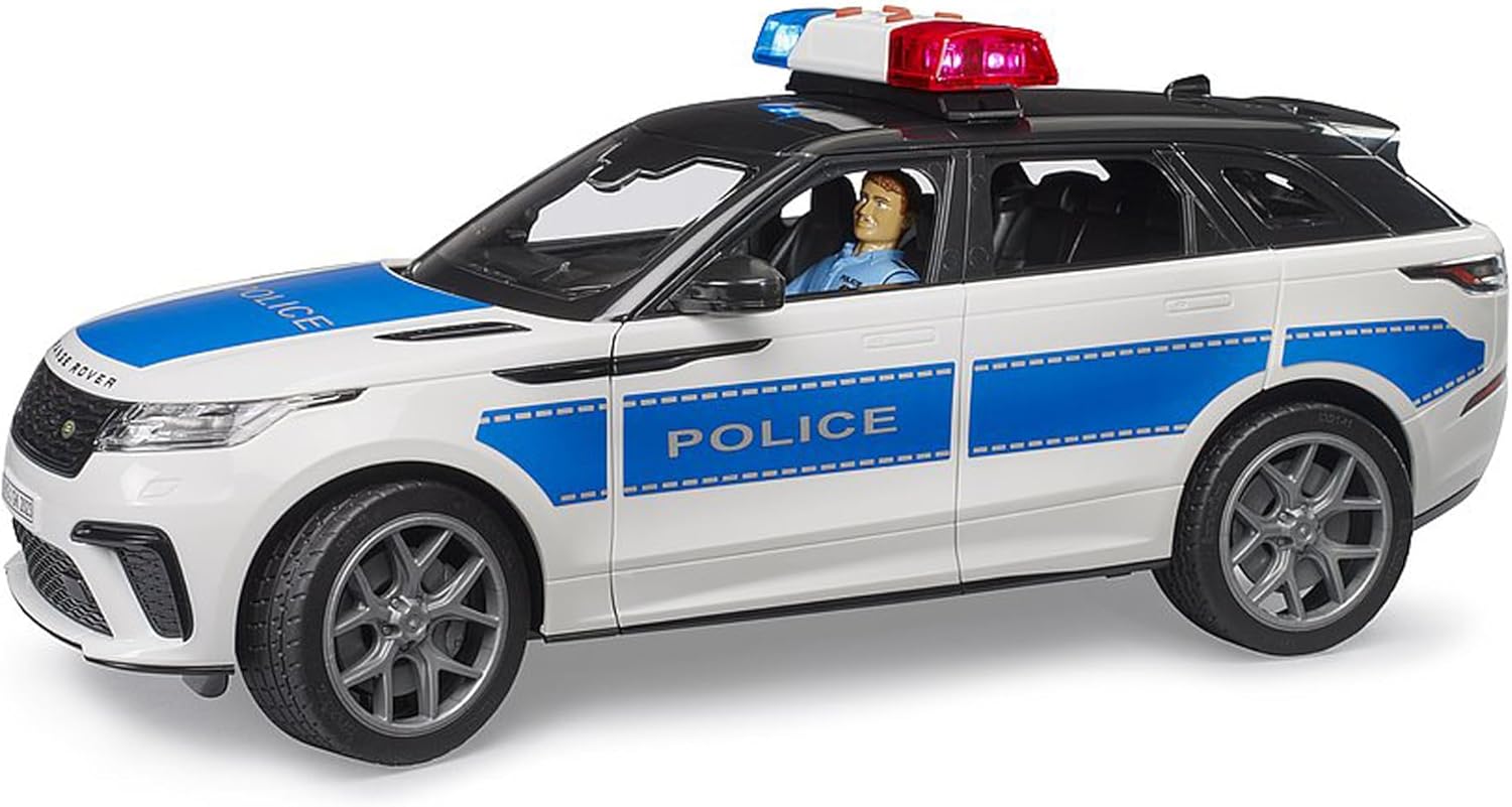 Bruder Police Vehicle – 1:16 Scale Patrol SUV Toy with Lights & Sound, Compatible with Bruder Figures & Accessories, Ages 4+