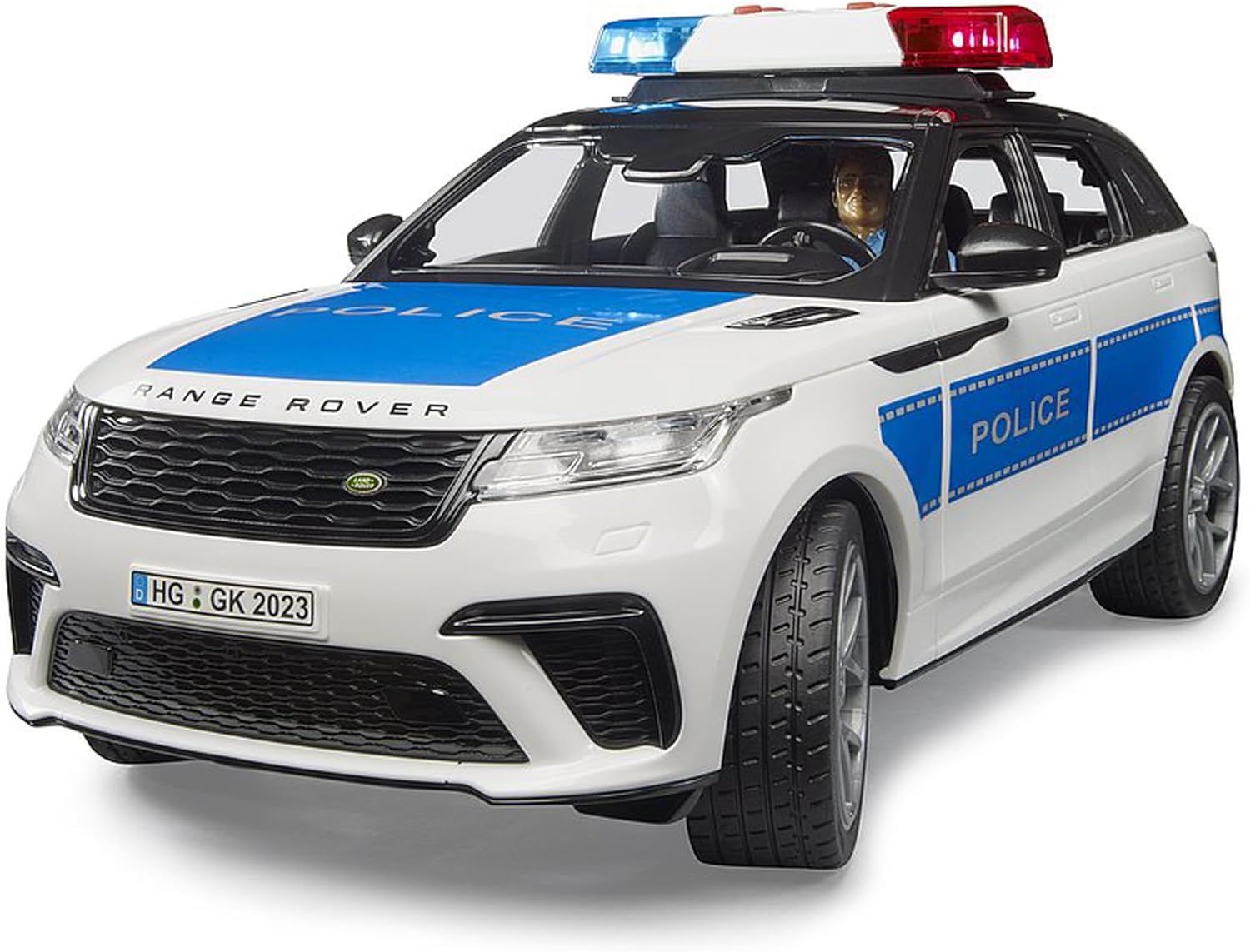 Bruder Police Vehicle – 1:16 Scale Patrol SUV Toy with Lights & Sound, Compatible with Bruder Figures & Accessories, Ages 4+
