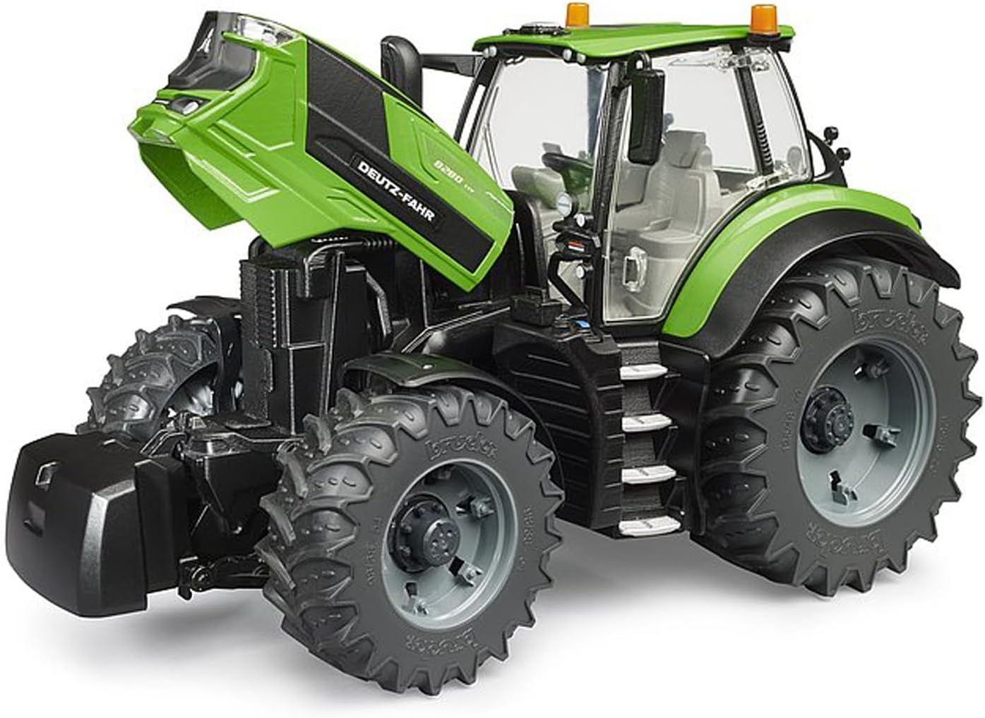 Bruder 03160 Deutz 8280 TTV Tractor – 1:16 Scale Agricultural Vehicle with Realistic Steering, Durable Farm Toy for Kids Ages 3+