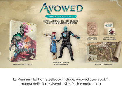 Xbox - Avowed - Edizione Premium SteelBook - Xbox Serie X|S e Windows (codice digitale nella scatola