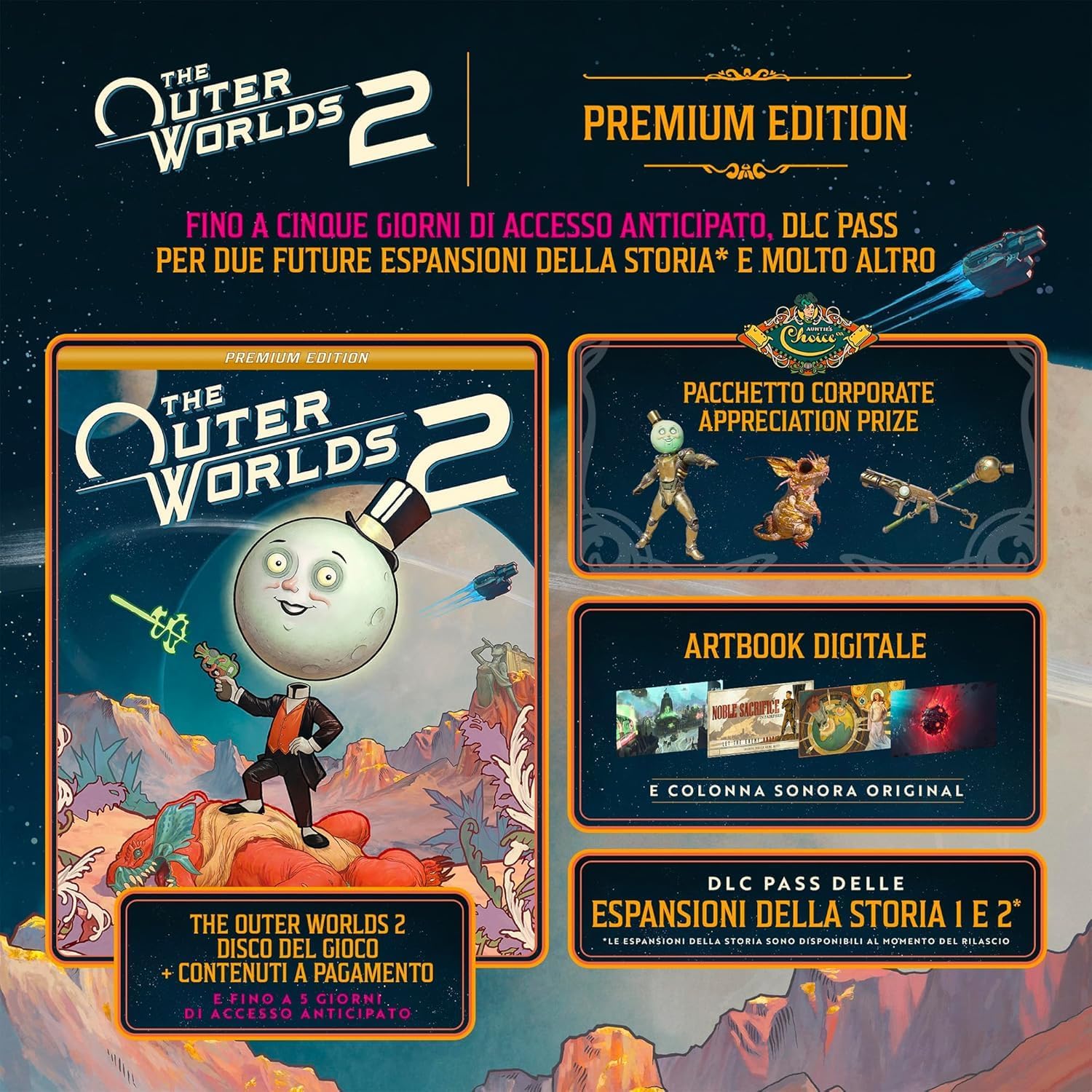 The Outer Worlds 2 - Premium Edition - Xbox Series X (Disco + Codice nella confezione)