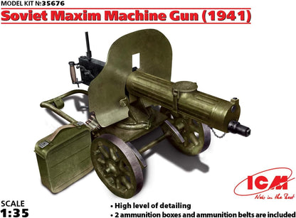 ICM 1:35 - Soviet Maxim Machine Gun (1941