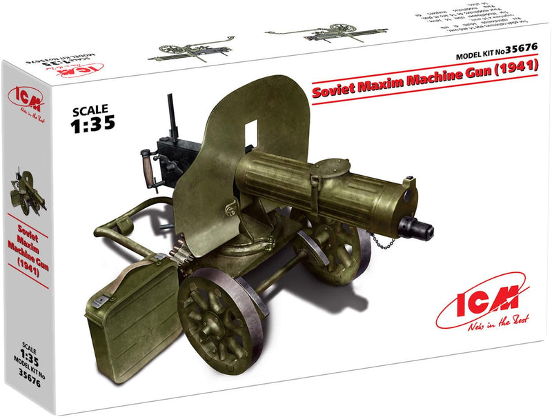 ICM 1:35 - Soviet Maxim Machine Gun (1941