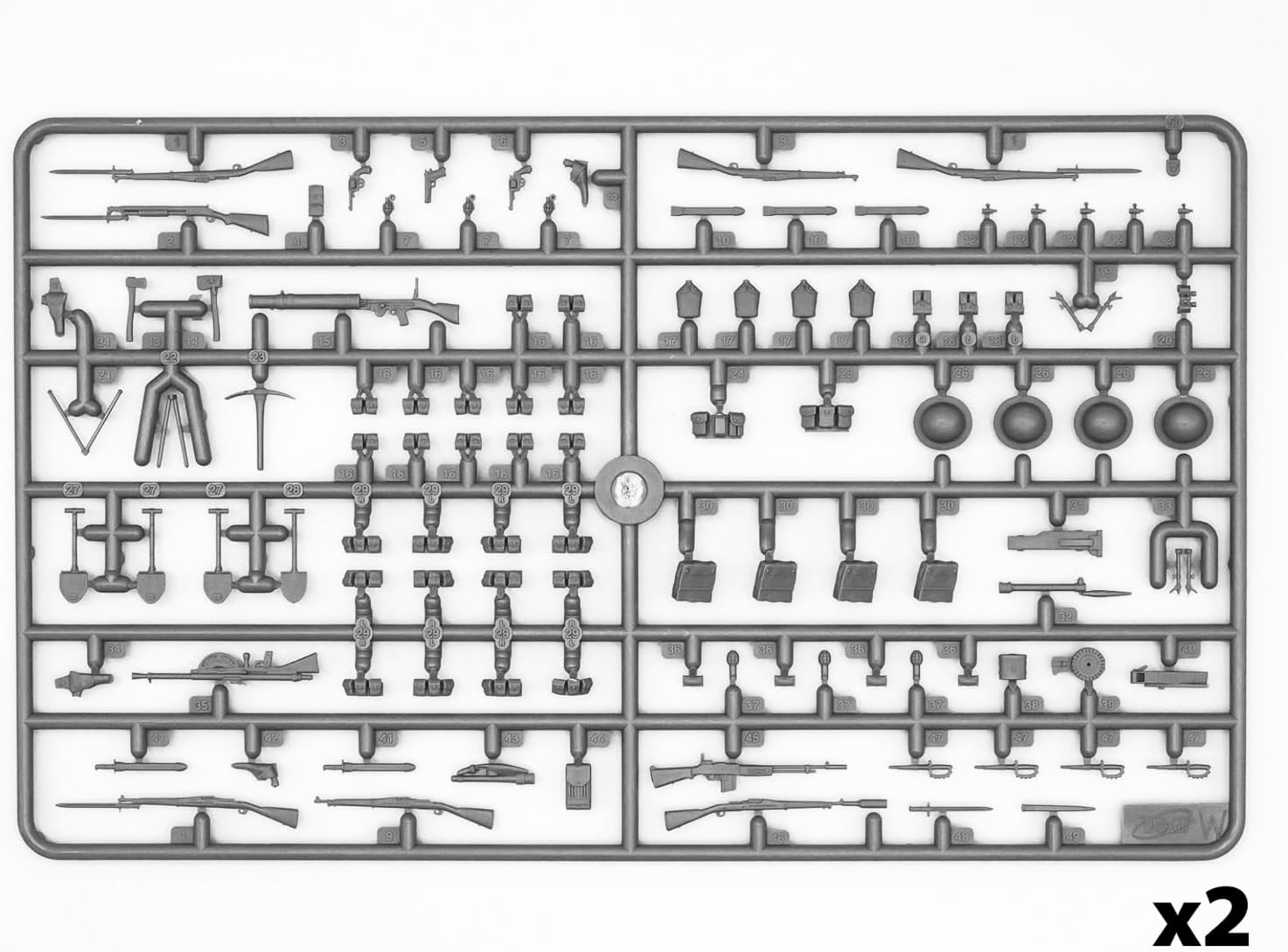 ICM 1:35 - WWI US Infantry Weapons & Equipment