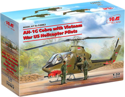 ICM 1:32 - AH-1G Cobra with Vietnam War US Helicopter Pilo