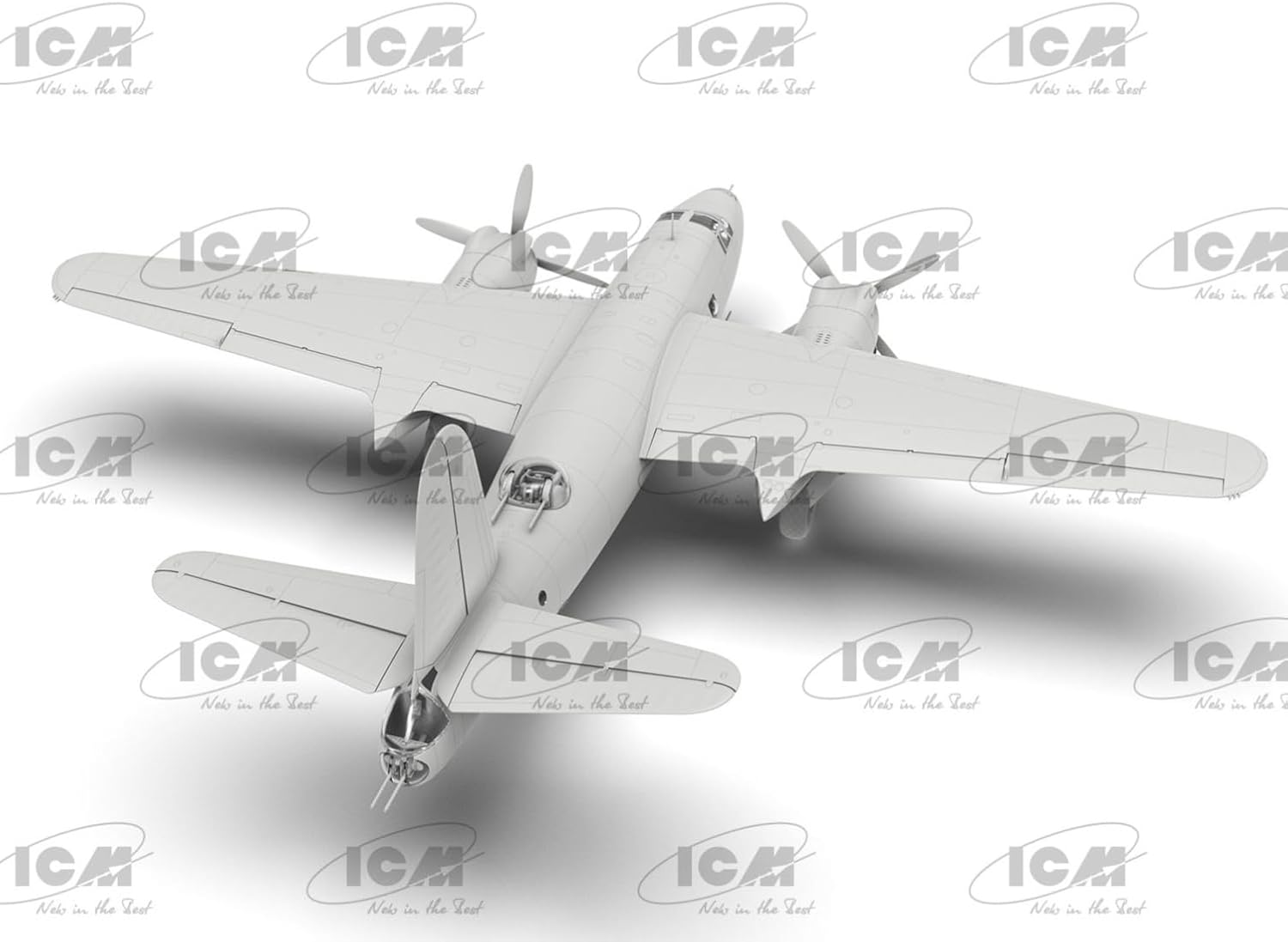 hdfh ICM 1:48 B-26B Marauder, WWII American Bomber, Model kit, ICM48320 Black