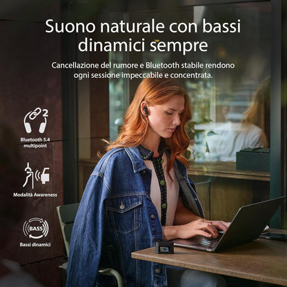 Auricolari True Wireless Nero Smart
