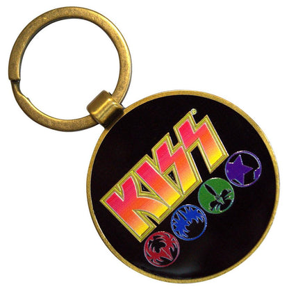 Rock Off officially licensed products Kiss Army Band Logo And Icons Portachiavi Keychain Size One Size