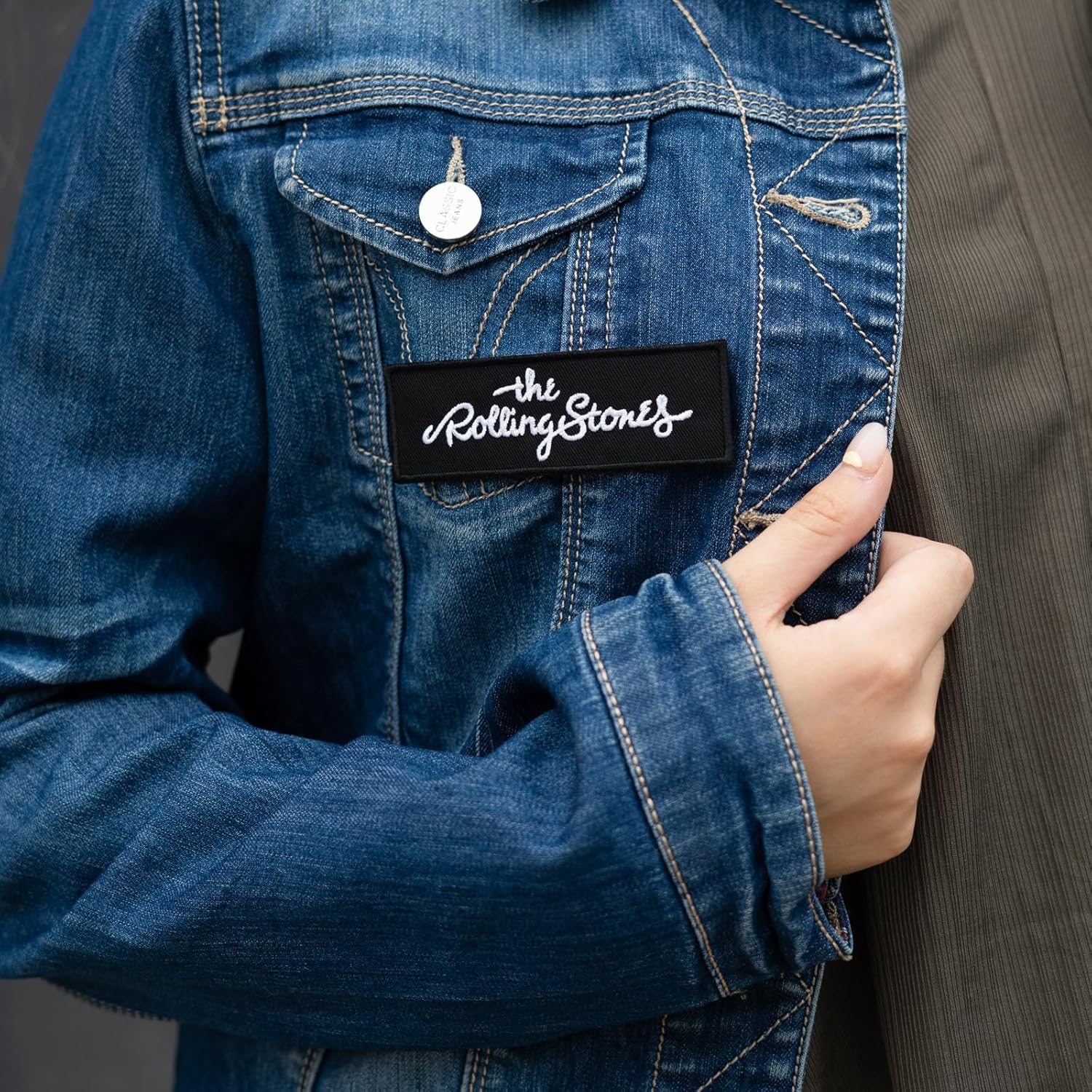 Grupo Erik: Set Toppe Termoadesive The Rolling Stones | Set 3 Patch Rock per Tessuti – Personalizzazione Creativa per Fan della Musica