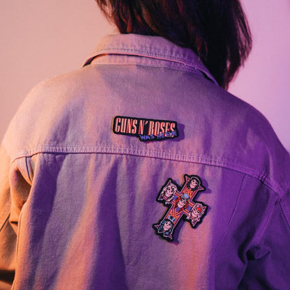 Grupo Erik Guns N Roses Patches zum Aufbügeln Bügelflicken | Bügelbilder für Textilien Guns N Roses Set 3 Bügelflicken Aufnäher Erwachsene - Guns N Roses Merch