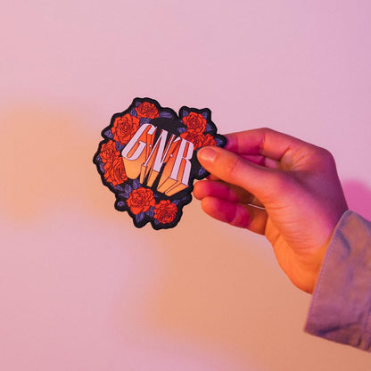 Grupo Erik Guns N Roses Patches zum Aufbügeln Bügelflicken | Bügelbilder für Textilien Guns N Roses Set 3 Bügelflicken Aufnäher Erwachsene - Guns N Roses Merch