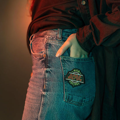 Grupo Erik AC/DC Patches zum Aufbügeln Bügelflicken | Bügelbilder für Textilien AC/DC Set 3 Bügelflicken Aufnäher Erwachsene - AC DC Merch