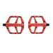 Look Trail Roc Fusion Flat MTB Pedals Red