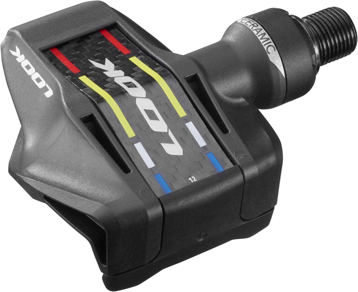Look Keo Blade Carbon Cr Ceramic (12) Q-Factor 56 mm – Pedali in carbonio con cuscinetti ceramici