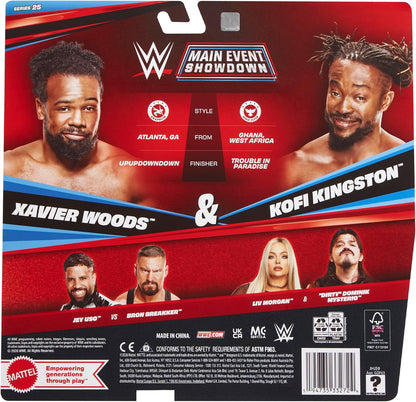 WWE New Day (Xavier Woods & Kofi Kingston) Main Event 2-Packs 25