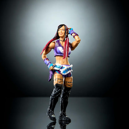 Mattel WWE Elite Action Figure & Accessories, Series #122 Set, 6-inch Collectible Iyo Sky with 25 Articulation Points & Swappable Hands