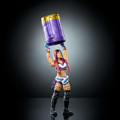 Mattel WWE Elite Action Figure & Accessories, Series #122 Set, 6-inch Collectible Iyo Sky with 25 Articulation Points & Swappable Hands